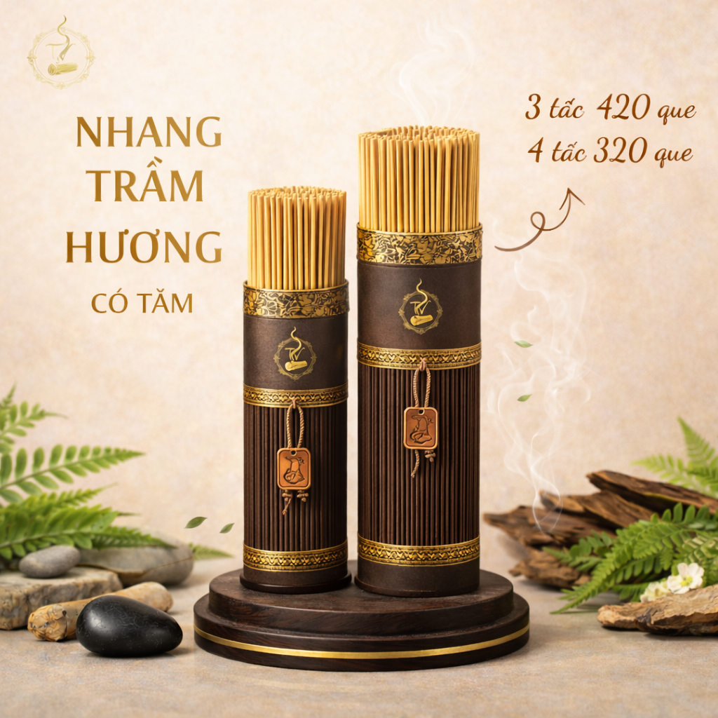 nhang cây trầm hương tự nhiên loại 2 khói nhẹ