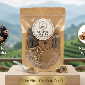Gói tẩy uế xông nhà loại 2 Trầm Việt tinh hoa đất trời tự nhiên