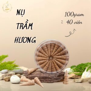 Nụ trầm hương cao cấp hộp 100g gồm 40 viên thơm lâu
