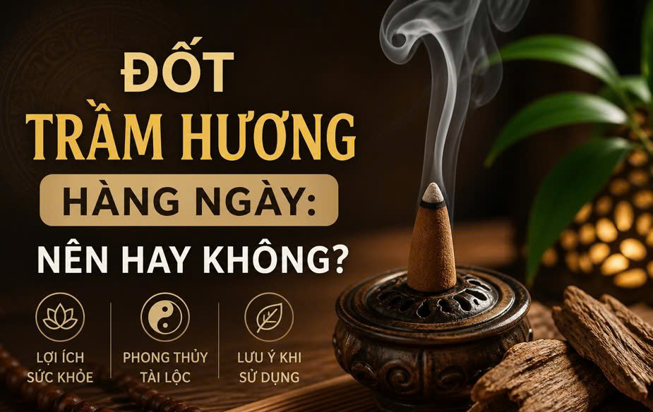 Đốt Trầm Hương Hàng Ngày: Nên Hay Không?